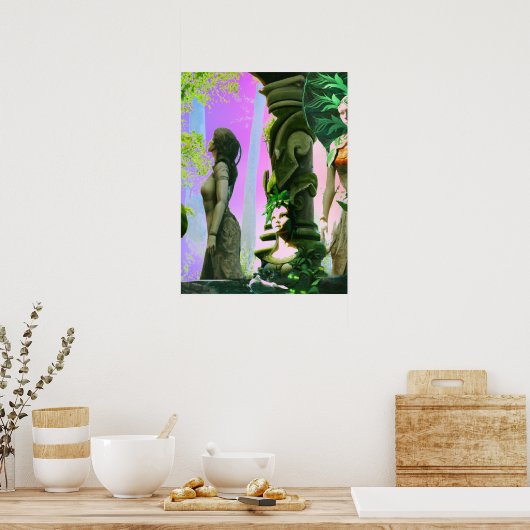 森の女神たち ポスター (キッチン)