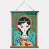 森の女神 吊り下げ型タペストリー (正面)