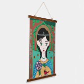 森の女神 吊り下げ型タペストリー (傾斜あり)