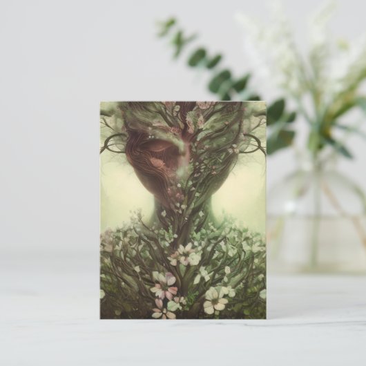 森の女 ポストカード (スタンド正面)