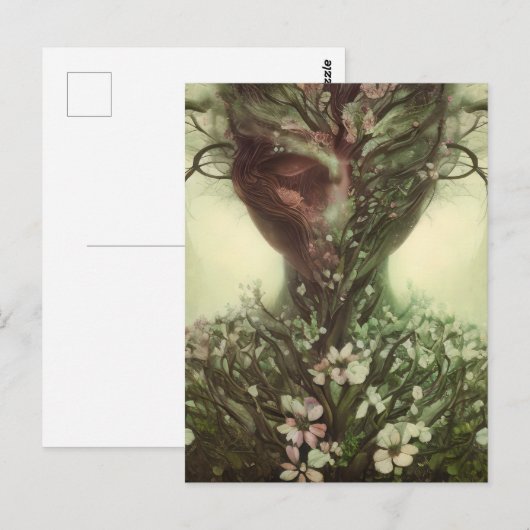森の女 ポストカード (正面/裏面)