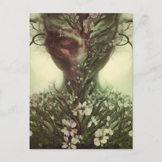 森の女 ポストカード (正面)