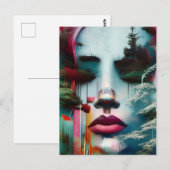 森の女 ポストカード (正面/裏面)