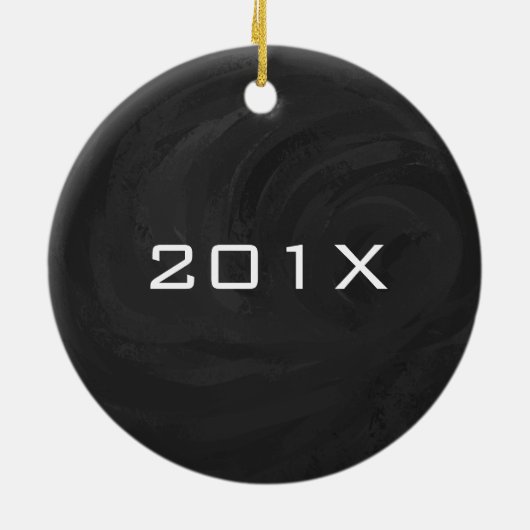 森の妖精とウォーターフォール城 セラミックオーナメント (裏面)