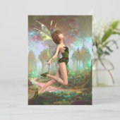 森の妖精カスタムのグリーティングカード シーズンカード (スタンド正面)
