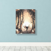 森の妖精 キャンバスプリント (インサイチュ (ウッドフロア))