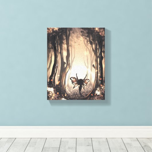 森の妖精 キャンバスプリント (インサイチュ (ウッドフロア))