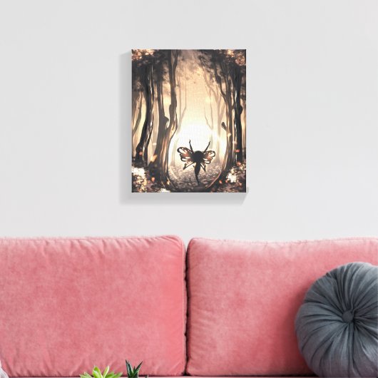 森の妖精 キャンバスプリント (インサイチュ (リビング))