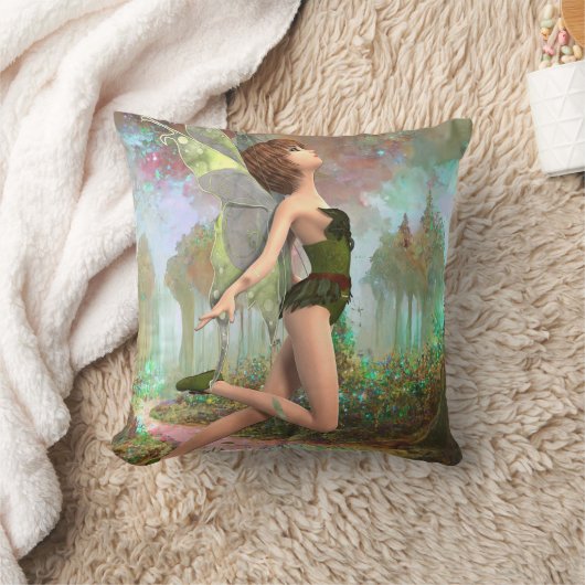森の妖精 クッション (ブランケット)