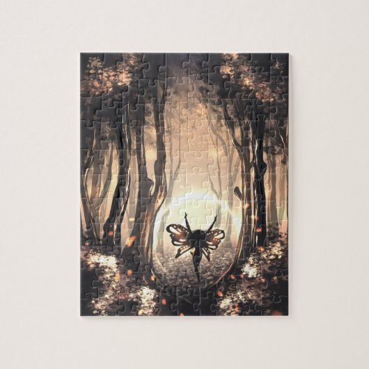 森の妖精 ジグソーパズル (縦)