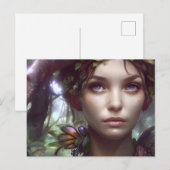 森の妖精 ポストカード (正面/裏面)