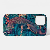 森の孔雀ウィリアム・モリス iPhoneケース (裏面横)