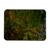 森の孔雀 マグネット (横)