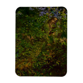 森の孔雀 マグネット