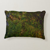 森の孔雀(Abbott Henderson Thayer) アクセントクッション (裏面)