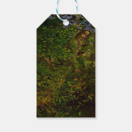 森の孔雀(Abbott Henderson Thayer) ギフトタグ
