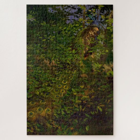 森の孔雀(Abbott Henderson Thayer) ジグソーパズル (縦)