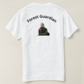 森の守護者ハクトウワシ グラフィックTシャツ Tシャツ (デザイン裏面)