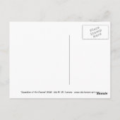 森の守護者 – 葉書 ポストカード (裏面)