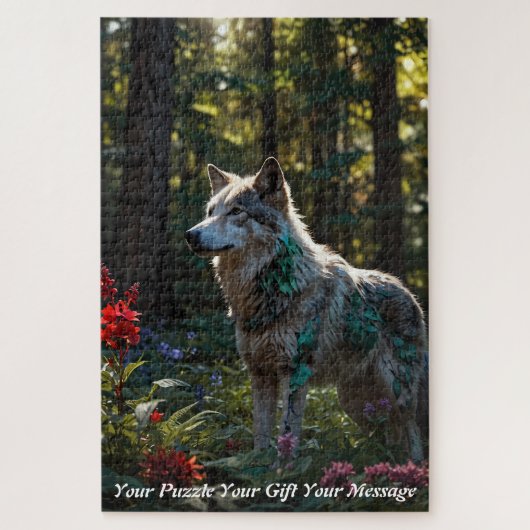 森の守護者：野生の魂 ジグソーパズル (縦)