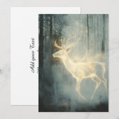 森の守護鹿の霊 案内状 (正面/裏面)