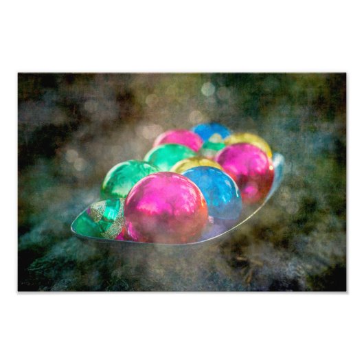 森の宝石クリスマスオーナメント フォトプリント            (正面)