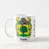 森の家紋のマグ コーヒーマグカップ (左)