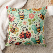 森の小さな友だち クッション (ブランケット)