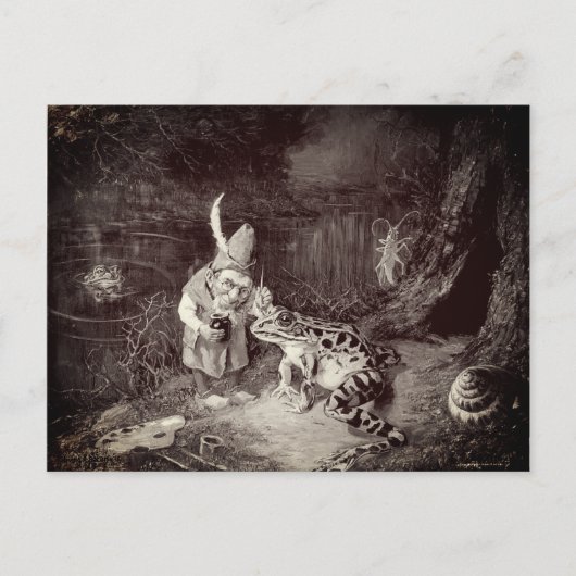 森の小さな老人 ポストカード (正面)