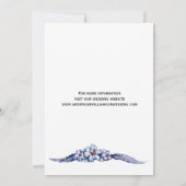 森の小人の結婚式 フラワースカンジナビア セーブザデート (裏面)