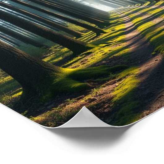 森の小声 – 光と聖への道 ポスター (角)