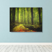 森の小道 キャンバスプリント (インサイチュ (ウッドフロア))