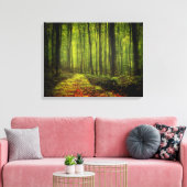 森の小道 キャンバスプリント (インサイチュ (リビング))
