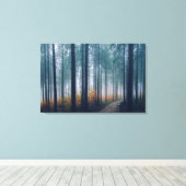 森の小道 キャンバスプリント (インサイチュ (ウッドフロア))