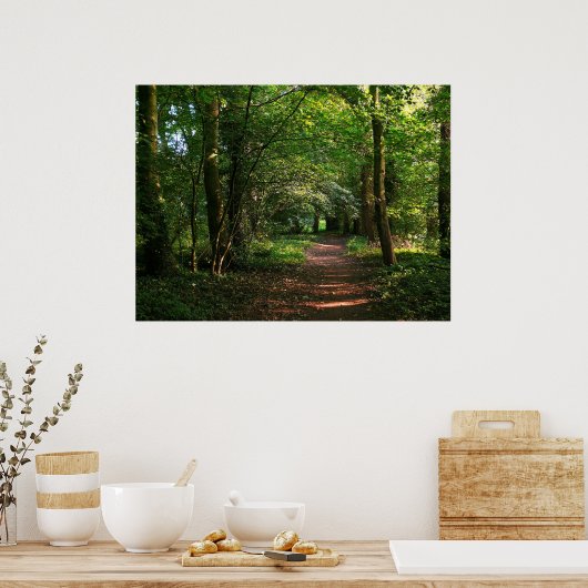 森の小道 ポスター (キッチン)