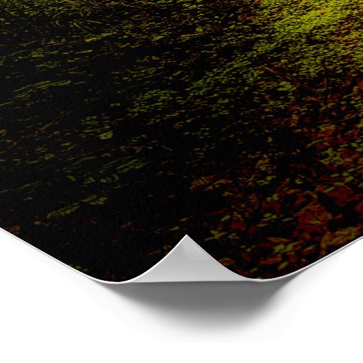 森の小道 ポスター (角)