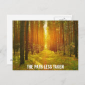 森の小道 ポストカード (正面/裏面)