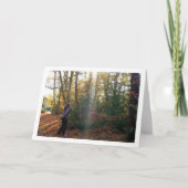 森の少女の肖像画 カード (正面)