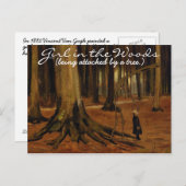 「森の少女」ポストカード ポストカード (正面/裏面)