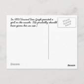 「森の少女」ポストカード ポストカード (裏面)