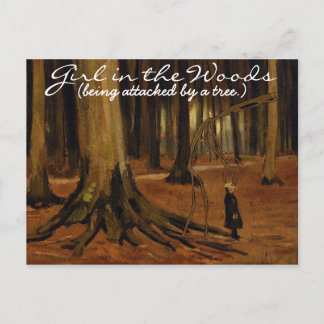 「森の少女」ポストカード ポストカード