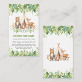 森の少年が本を持ってくる|過去記事 エンクロージャーカード (正面/裏面)