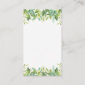 森の少年が本を持ってくる|過去記事 エンクロージャーカード (裏面)