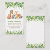 森の少年が本を持ってくる|過去記事 エンクロージャーカード (正面/裏面)