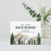 森の山々の新しい首 ポストカード (スタンド正面)