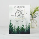 森の山のSave the Date 招待状 (スタンド正面)