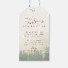 森の山結婚の贈り物 ギフトタグ