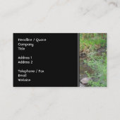 森の川。 名刺 (裏面)