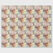 森の強さのオオシカのBULL ラッピングペーパー (フラット)