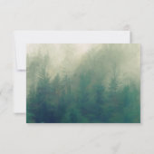 森の彩画風景 招待状カード 出欠カード (裏面)